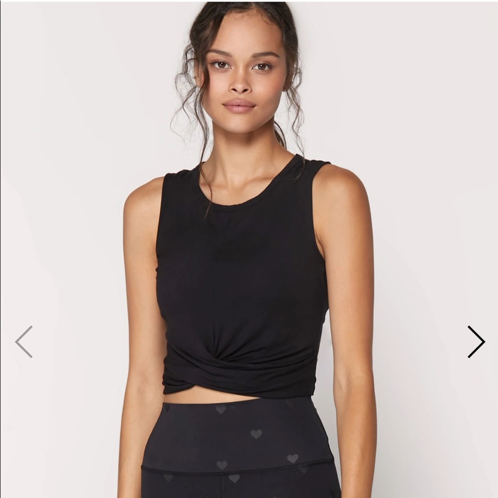 Spiritual Gangster Black Muse Twist Tank